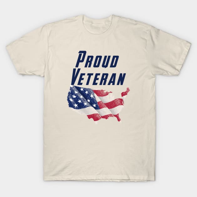 Proud U.S.Army Veteran T-Shirt by Recapaca